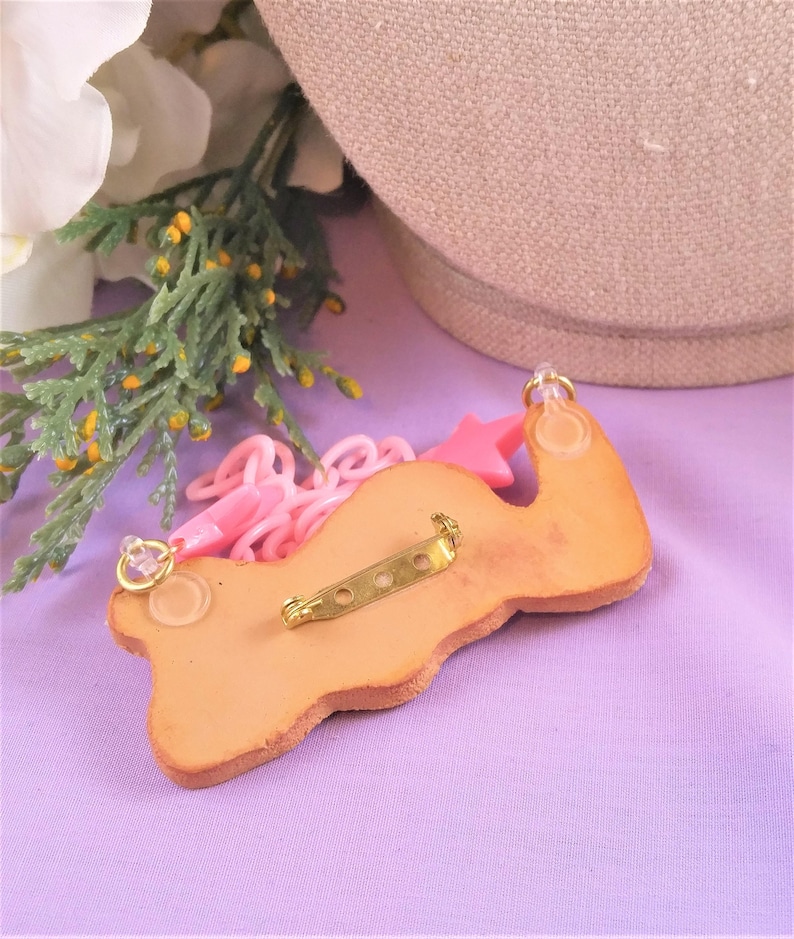 Made to order, Customizable Cookie Word Necklace Kawaii, pastel, fake food jewelry, lolita fashion, decora, fairy kei, pastel goth, name image 2