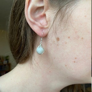 Moonstone Necklace and Earrings Set. Sterling silver jewellery. image 4