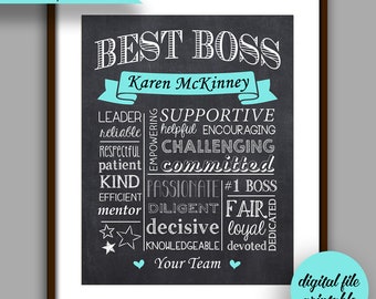 boss christmas gift etsy