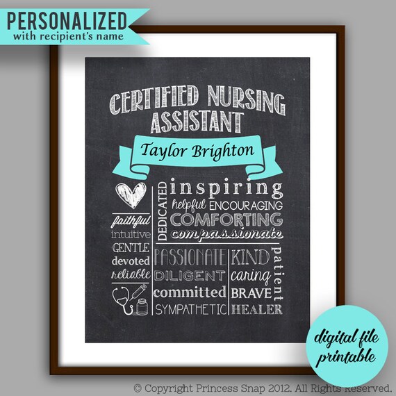 Certified Nursing Assistant Gift Nurse Assistant Gift CNA Etsy