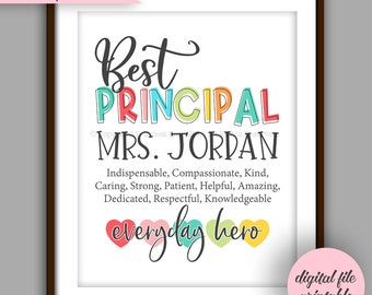 EDITABLE School Principal Survival Kit Printable Back to - Etsy