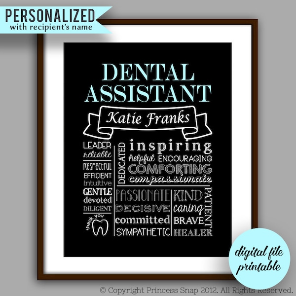 Dental Assistant Thank You Cards - Etsy