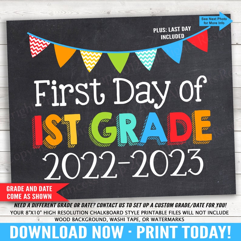 first-day-of-first-grade-2022-2023-school-photo-prop-etsy-singapore