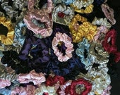 10 Pack Satin Hair Scrunchies Value Pack Ponytail holders