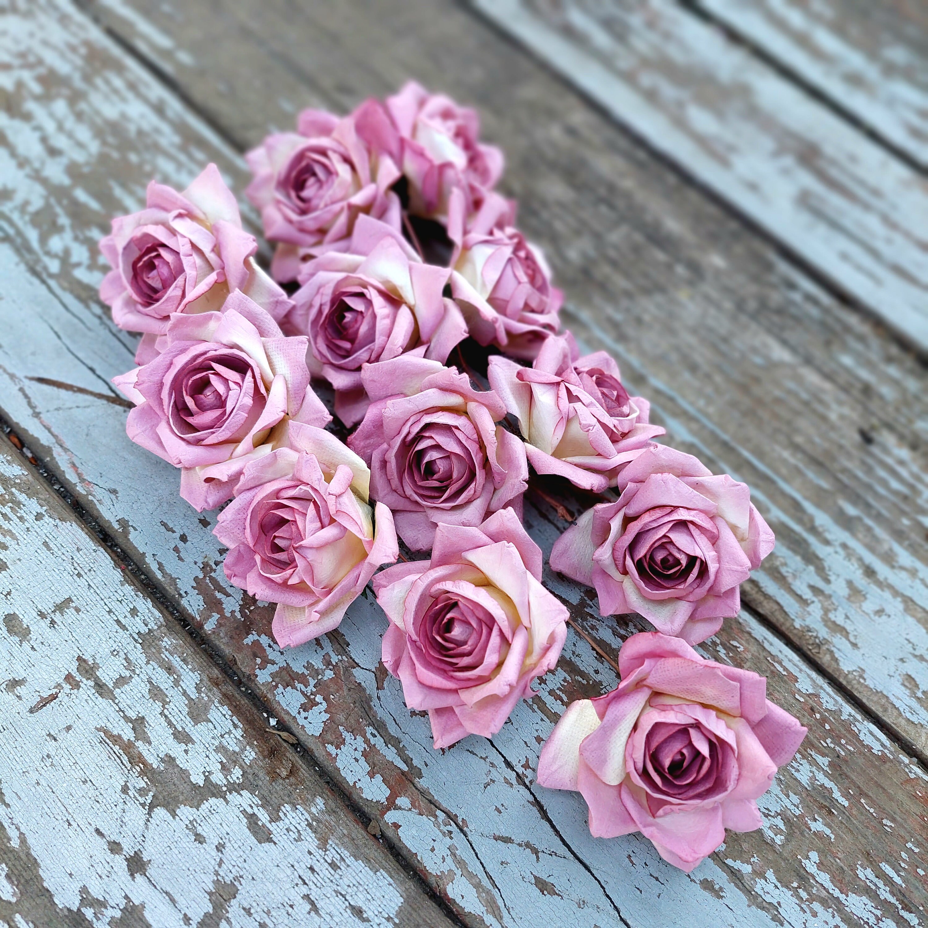 Parchment Paper Roses Light Rose Pink: DIY Wedding Floral Decorations ...