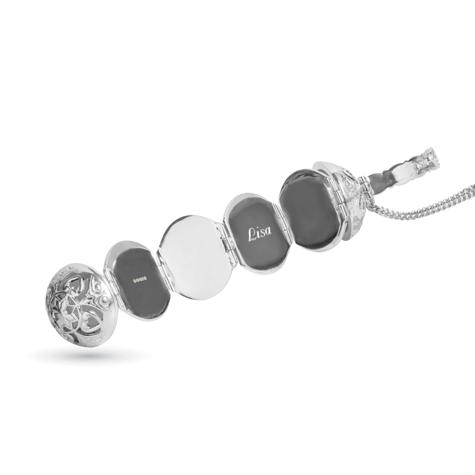 Personalised Photo Locket Necklace Sterling Silver Locket on Etsy