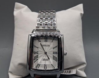 Invicta Akula Collection Silver-Tone Quartz Watch, Analog Bracelet Timepiece