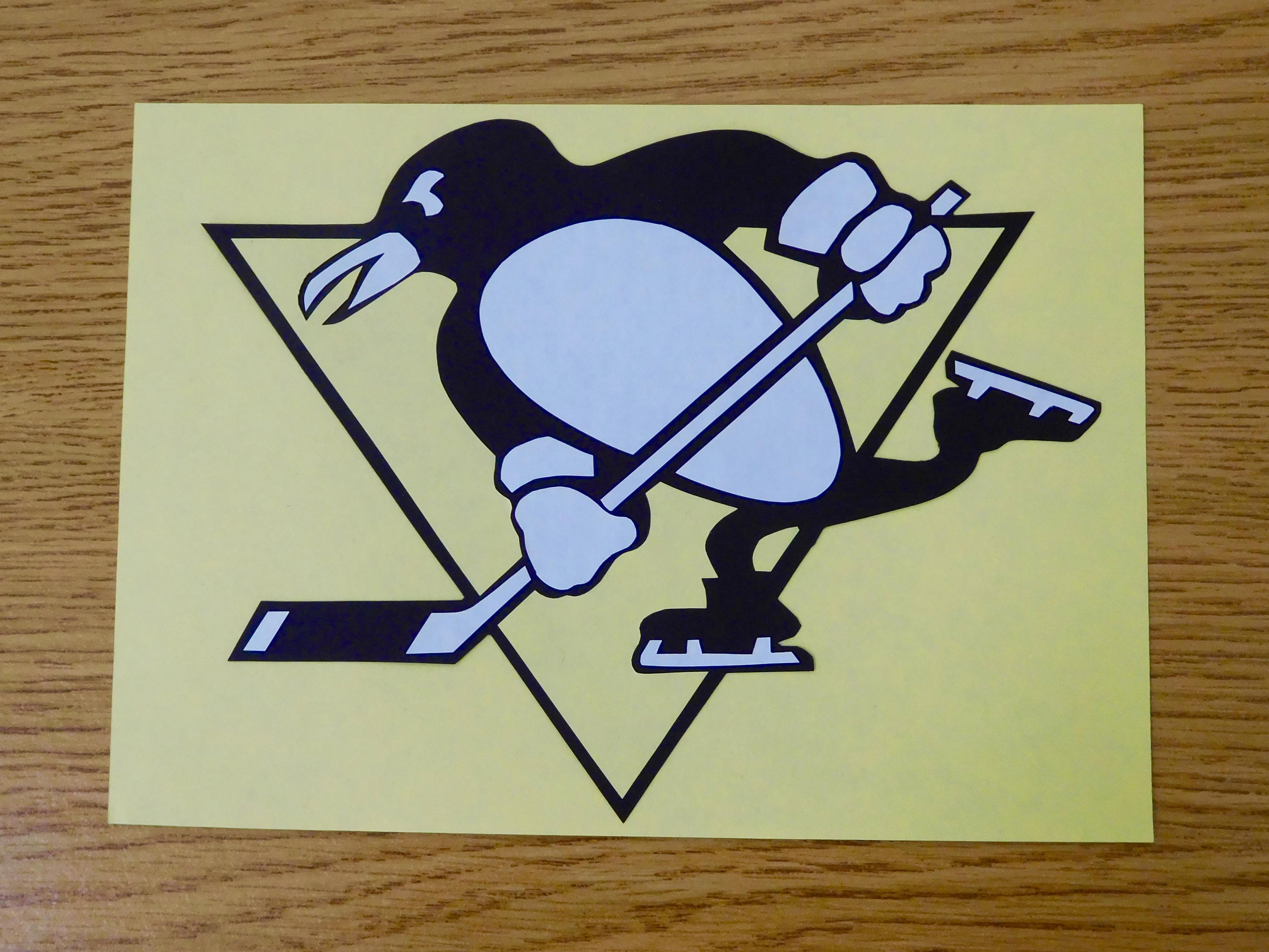 Pittsburgh Penguins Wall Art Hand Made | Etsy