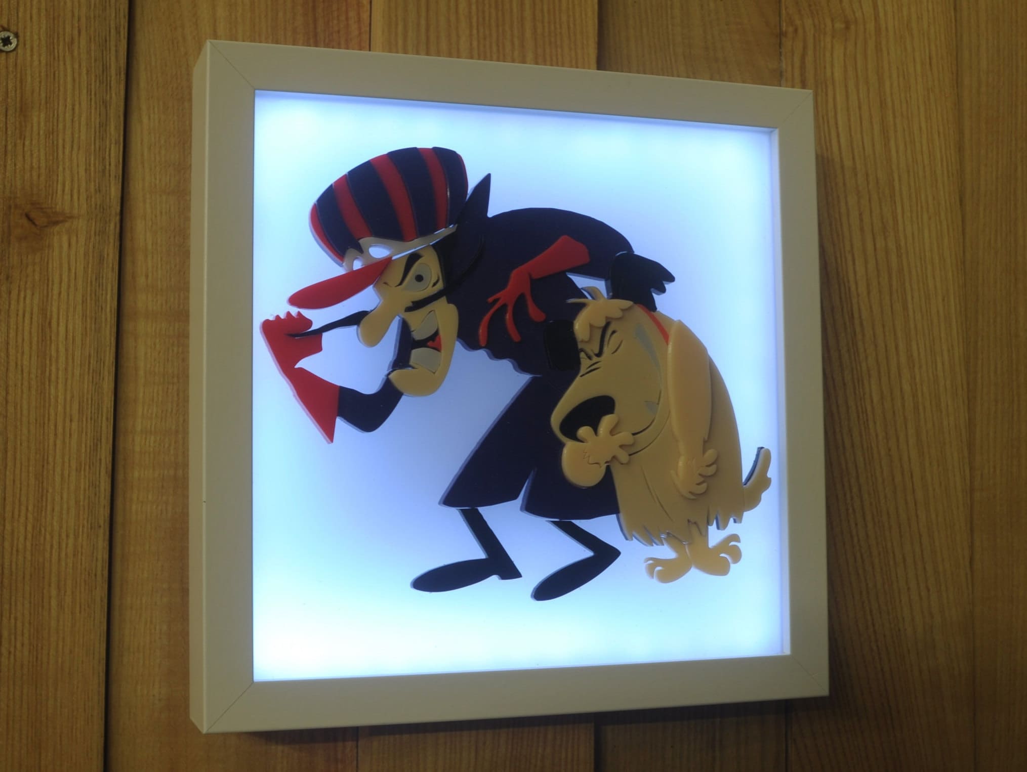 Wacky Races Dick Dastardly & Muttley LED Lights Vintage - Etsy Finland