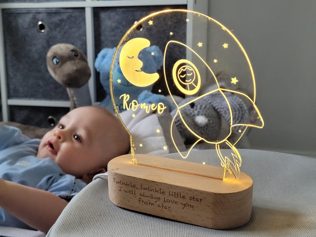 Rocket Night Light | Rocket Ship Night Light | Baby's Night Light
