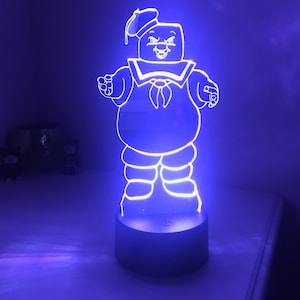 Ghostbusters 3 | Night Light | Children&#39;s Night Light | Stay Puft | Slimer | Led Night Light | Ghostbusters Car | Ghostbusters 111