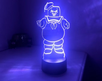 Ghostbusters 3 | Night Light | Children&#39;s Night Light | Stay Puft | Slimer | Led Night Light | Ghostbusters Car | Ghostbusters 111
