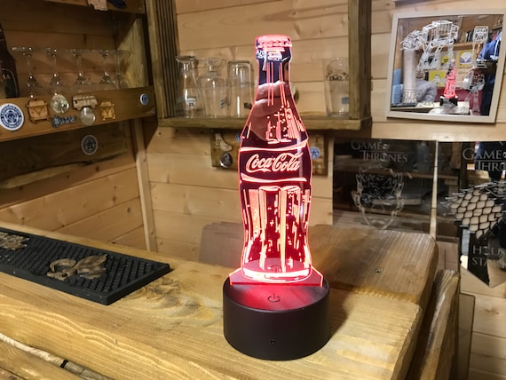 Coca Cola | Night Light | Perfect for Man Cave | Retro Coca Cola