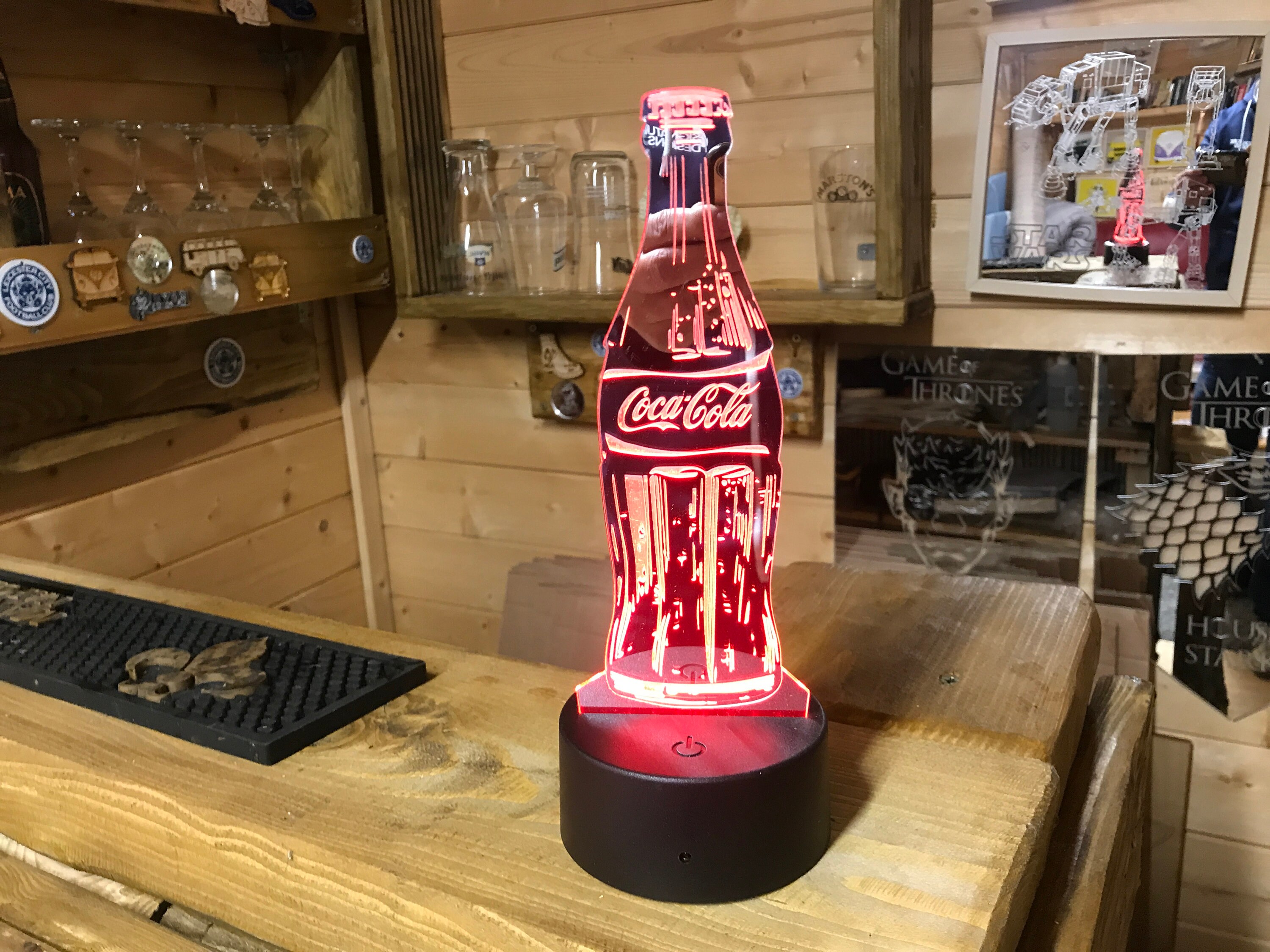 Coca Cola | Night Light | Perfect for Man Cave | Retro Coca Coca Cola | Night Light | Perfect for Man Cave | Retro Coca