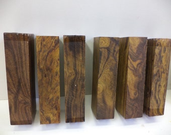 cubes de bois de fer désert ébauches de bois de levage poignées de levage bloc messer griff wüsteneisenholz