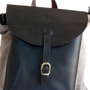 LEATHER woman shoulder BAG, handmade in Italy image 5