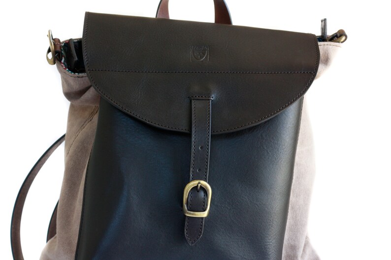 LEATHER woman shoulder BAG, handmade in Italy image 5