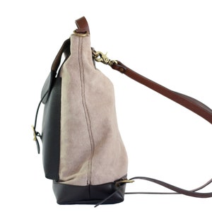 LEATHER woman shoulder BAG, handmade in Italy image 3