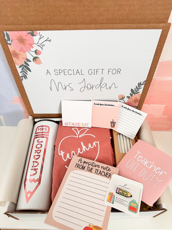 Teacher Gift Box | Personalized Teacher Gift Set | Teacher Gift | Teacher Appreciation | Customizable Gift