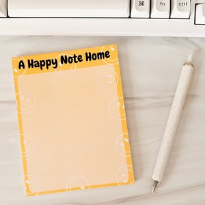A Happy Note Home Note Pad | Small Notepad | To-Do List