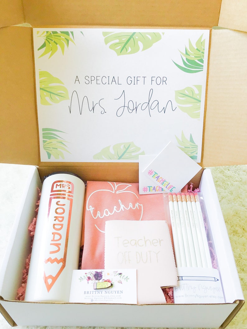 Teacher Gift Box | Personalized Teacher Gift Set | Teacher Gift | Teacher Appreciation 