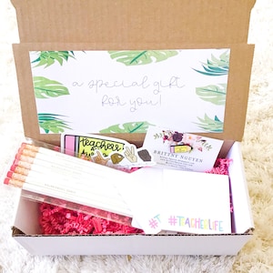 Mini Teacher Gift Box | Multiple Options Available | Personalized