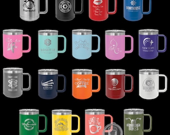 Engraved 15 oz Polar Camel Travel Mug