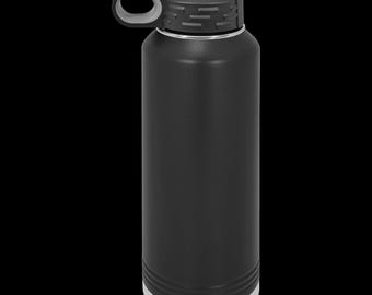 40oz Polar Camel Water Bottle Personalized, Custom Engraved Stainless Steel Tumbler, Insulated Travel Bottle, Gift for Him or Her
