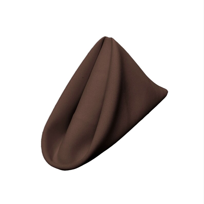 Pack-10 LA Linen Polyester Poplin Napkins 18-Inch by 18-Inch
