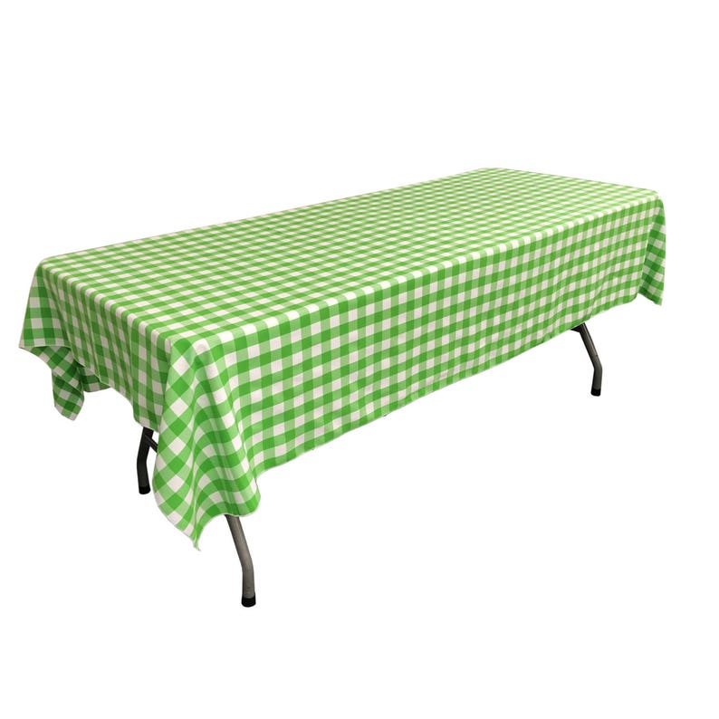 Polyester Checkered Table Linens . Made in the USA Etsy