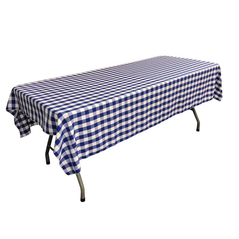 Polyester Checkered Table Linens . Made in the USA Etsy