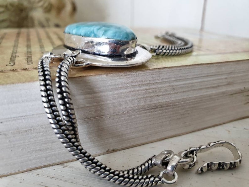 Denim blue jean bracelet leaf charm bracelet leaf toggle clasp boho bracelet gift for her