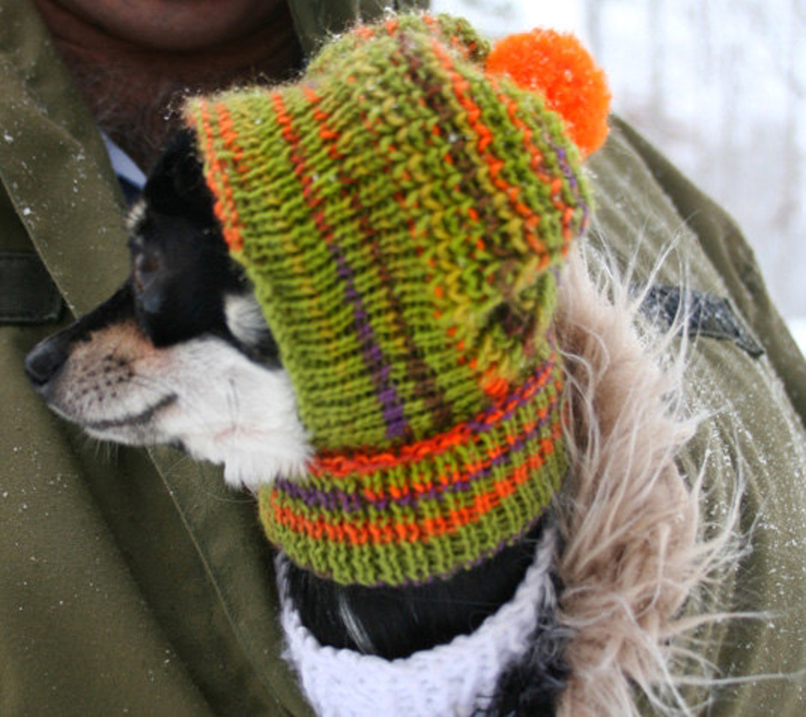 Dog Hat Winter Very Comfortable Knitting Pattern PDF XSS Etsy