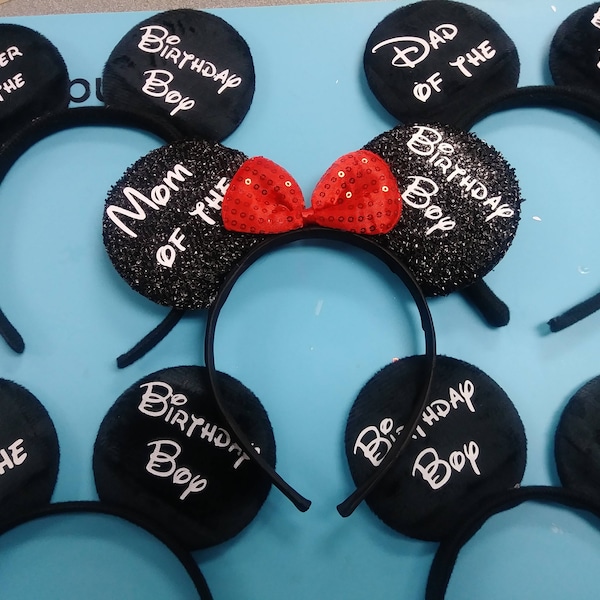 Personalized Minnie or Mickey Ears (Headband), Summit Bow, Cheer Bow, All Stars Bow, D2 Summit Bow, Cheerleader Bow, Summit Cheer, Cheer