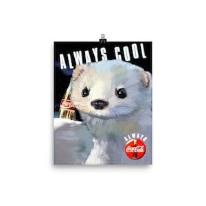 Poster &quot;Ferret Cola&quot;