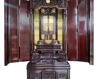 Butsudan (Buddhist Altar), Electrified, 67″H, Read entire ad!!! Shipping not included in cost!!!, PA6066
