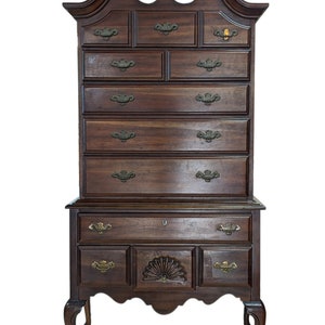 American Drew Queen Anne Style Highboy, Mahogany, 76.5″H, Read entire ad!!! Shipping not included in cost!!! PA6368TL