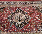 Beautiful Lilihan Hand Woven Rug, Maroon, Multi Color, 10 x 7 , PA5845