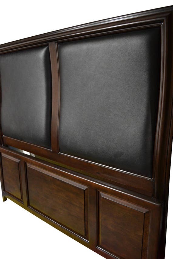 New Showroom Sample Kincaid Queen Bed Leather Alston Shipping Delivery Cost Extra Contact For Quote Pa4996