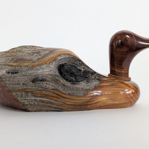 Tom Bergren Cedar Fence Post Duck, Rocky Mountain Rustic , 4"h, PA6697 ...