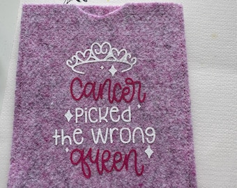 Chemopass cover made of wool felt | Personalized with name | Cancer companion gift | Protective cover for therapy & doctor's appointments | Handmade