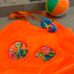 Unique Upcycled Swim & Beach Bag – Handmade from Swim Ring – Only 1 Available