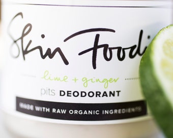 citron vert + gingembre | bio | déodorant | probiotique | déodorant naturel | protection contre les odeurs