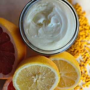 immunity | body butter| geranium + grapefruit | organic | immune boosting | vitamin c |  reverse skin damage | repair