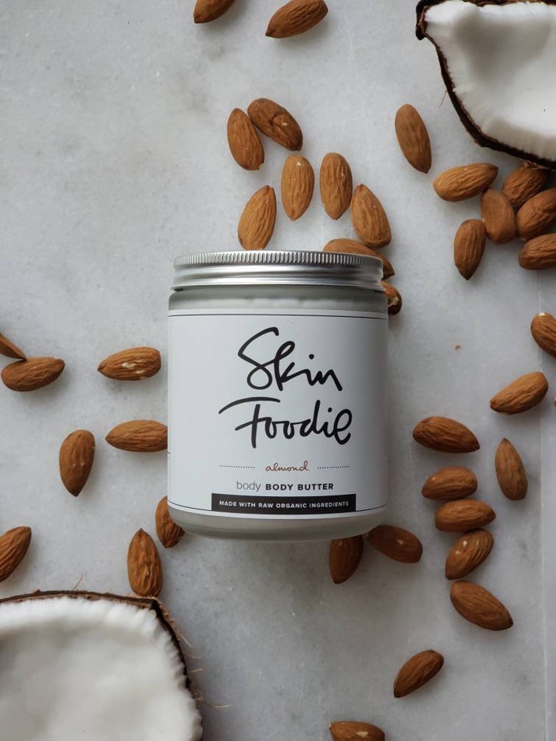 almond body butter moisture skin healing zdjęcie 2