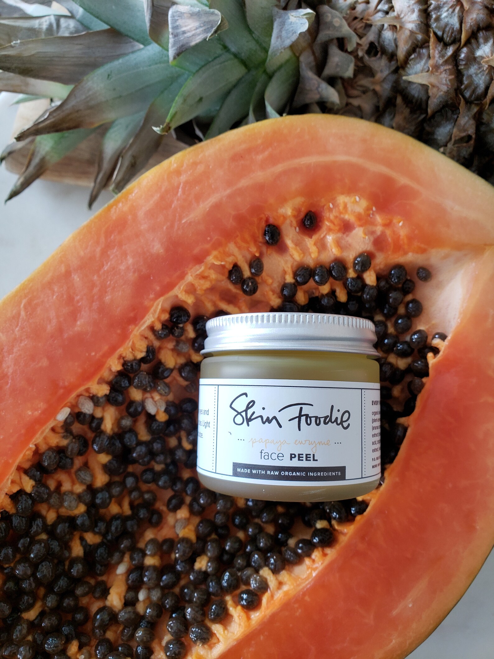 Papaya Pineapple Enzyme Peel Natural Exfoliating Etsy