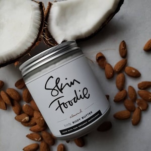 almond body butter moisture skin healing zdjęcie 3