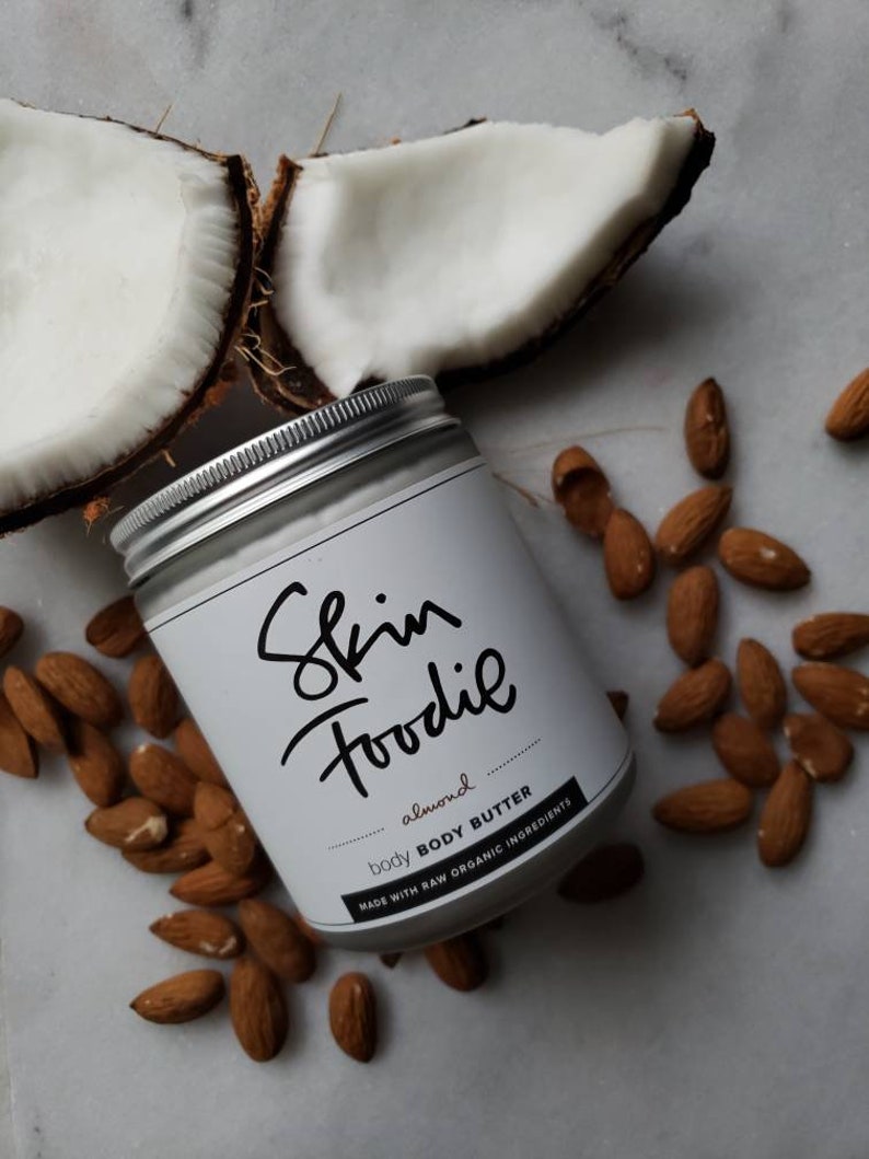 almond body butter moisture skin healing zdjęcie 3