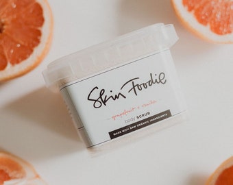 grapefruit + vanilla | body scrub |