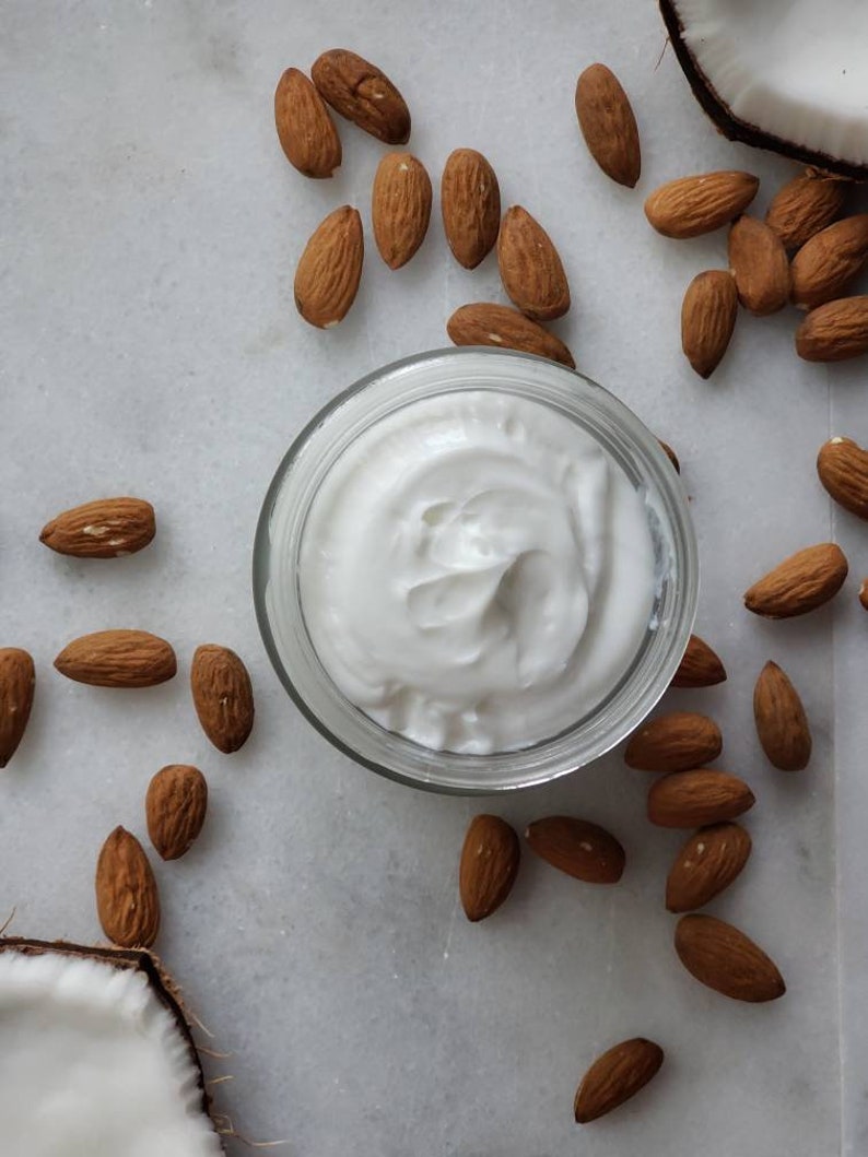 almond body butter moisture skin healing image 1